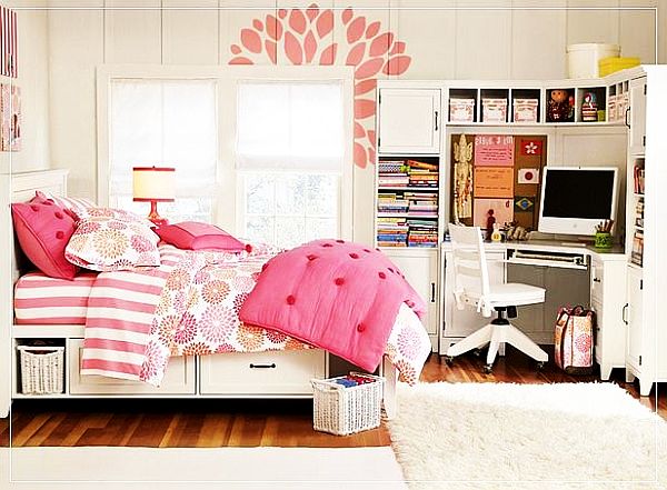 Phòng đẹp ngọt ngào dành cho teen girl - Thiết kế - Phòng cho bạn gái