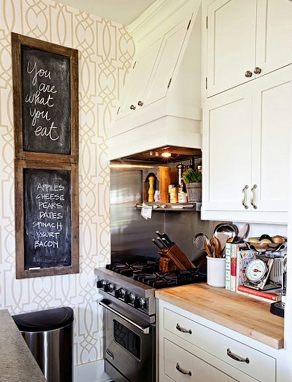 Những góc bếp đẹp với giấy dán tường - Trang trí - Ý tưởng - Nội thất - Thiết kế đẹp - Nhà bếp - Giấy dán tường