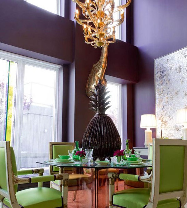 Lãng mạn với phòng ăn mang sắc tím - Thiết kế - Phòng ăn