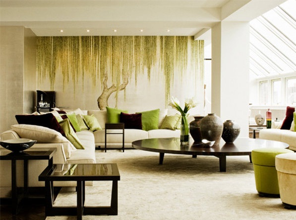 Bức tường đẹp cho phòng khách nổi bật - Thiết kế - Phòng khách