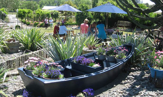 จัดสวนดอกไม้สวยๆ บนลำเรือ - ไอเดีย - จัดสวน - สวนสวย - สวนดอกไม้ - สวนบนเรือ - จัดสวนในเรือ