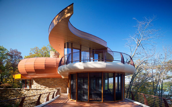 ออกแบบบ้านเก๋ ดีไซน์โค้งมน โครงสร้างแข็งแรง - บ้านสวย - บ้านในฝัน - การออกแบบ - ตกแต่ง - การดีไซน์บ้าน - แบบบ้านโค้งมน - หลังคาบ้านแบบโค้ง