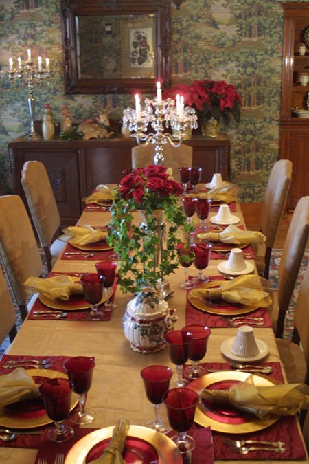 Phòng ăn ấm cúng với bàn ăn dành cho đại gia dình - Trang trí - Phòng ăn - Nội thất - Ý tưởng - Thiết kế đẹp - Gia đình lớn - Phòng ăn lớn
