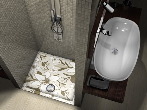 Show off with Showart - Linea Texture shower base collection