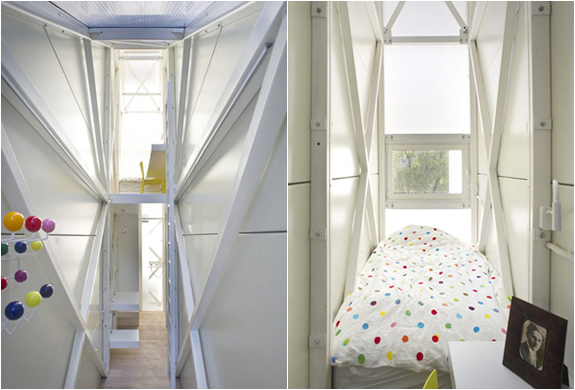 Super-Narrow "Keret House" In Warsaw, Poland - Keret House - Jakub Szczesny - Architecture - Design - Design News