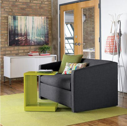 Woodlands print on bamboo - CB2 - Art