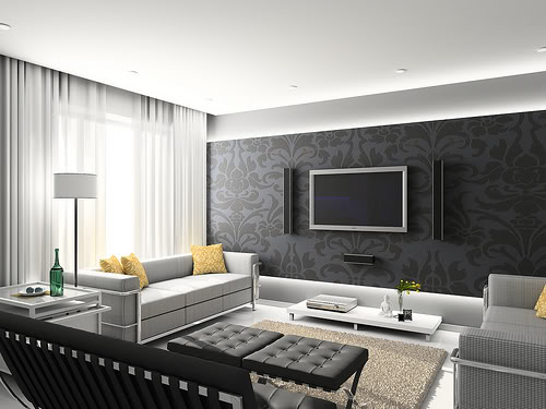 Design an attractive and elegant living room - Interior Design