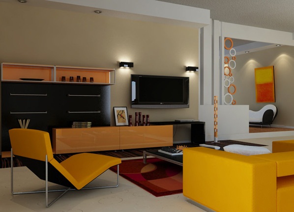 Ấn tượng với phòng khách theo phong cách retro - Thiết kế - Phòng khách