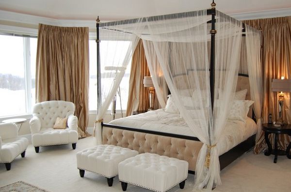 Phòng ngủ thêm lãng mạn với giường bốn cột - Trang trí - Ý tưởng - Nội thất - Thiết kế - Thiết kế đẹp - Xu hướng - Phòng ngủ - Giường - Giường bốn cột