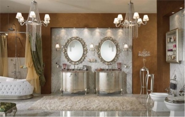 Cách làm cho phòng tắm trở nên thanh lịch và lộng lậy hơn - Phòng tắm - Trang trí - Gương - Nội thất