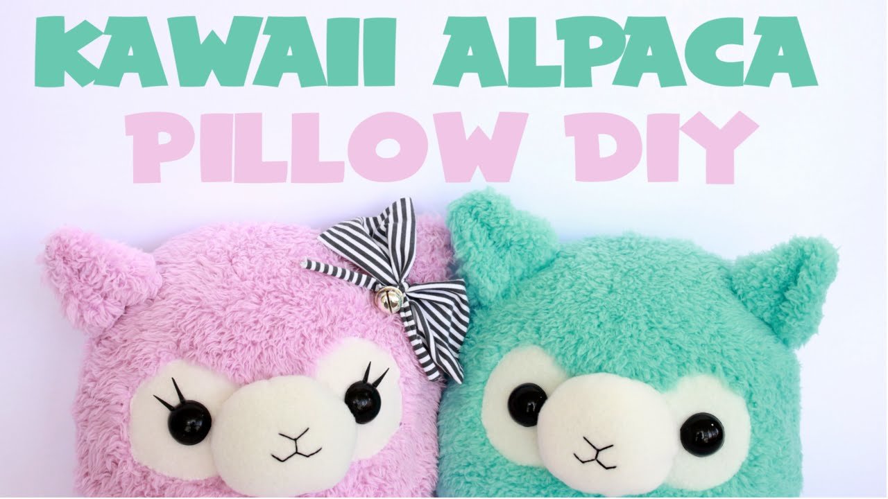 Kawaii Alpaca Pillow Tutorial