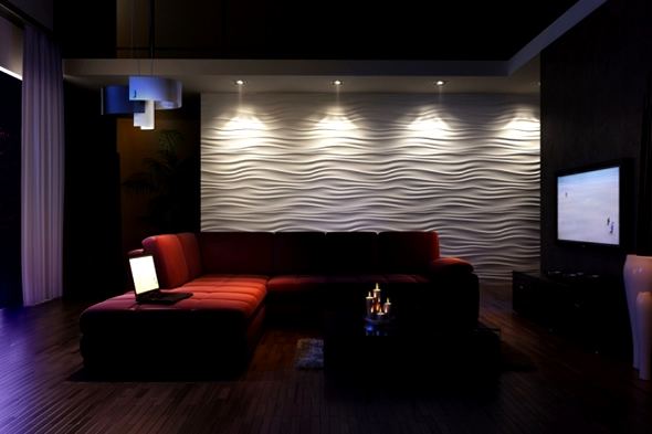 Sculptural Wall Panels for Home More Luxurious - Interior Design - Decoration - Design - Wall - Decorating