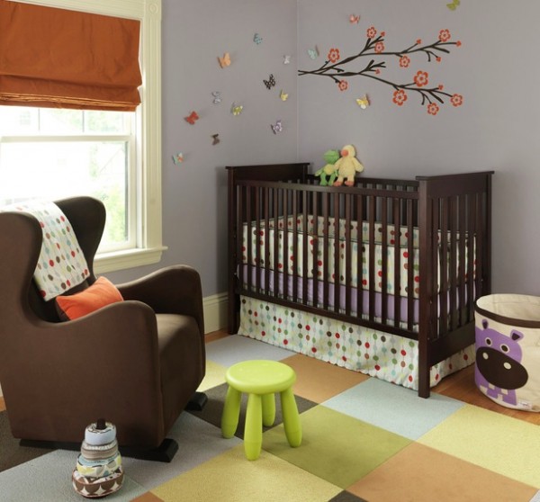 Phòng cho trẻ sơ sinh theo phong cách retro - Phòng cho bé - Thiết kế
