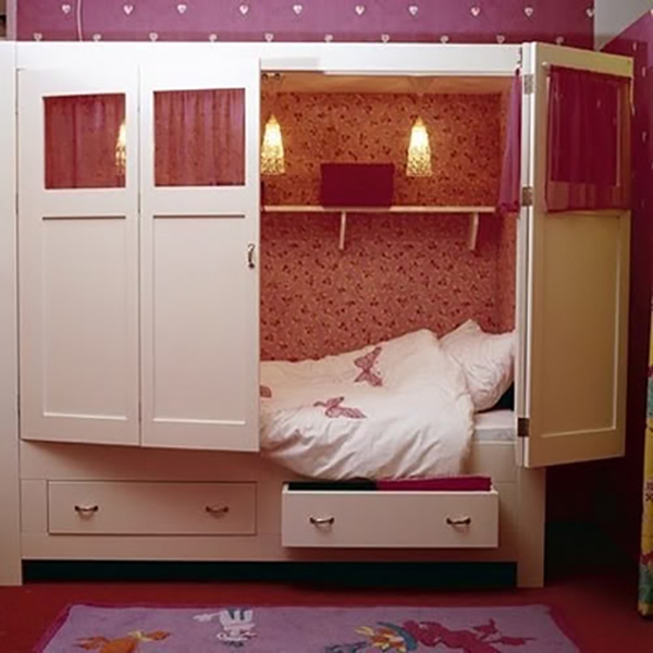 ไอเดียประหยัดพื้นที่ให้ห้องขนาดเล็กกับเตียงนอนสุดเจ๋ง - ตกแต่งบ้าน - บ้านในฝัน - ห้องนั่งเล่น - ไอเดีย - ห้องนอน - เฟอร์นิเจอร์