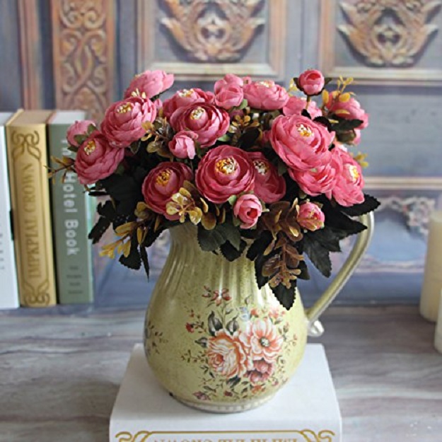 รวมแจกันดอกไม้สวย ๆ  สไตล์วินเทจสุด ๆ !!! - วินเทจ - ไอเดียเจ๋ง - สวนเล็ก - แปลกๆ - สีขาว - ดอกไม้ - แจกัน - สวนดอกไม้