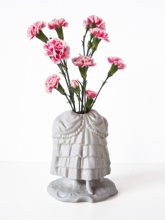 Lọ hoa Top Girls lấy ý tưởng từ những chiếc đầm vintage - Thiết kế - Thiết kế đẹp - Trang trí - Lọ hoa - Vintage