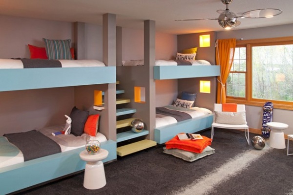 Giường ngủ tầng đáng yêu dành cho trẻ - Giường tầng - Nội thất - Thiết kế - Phòng trẻ em