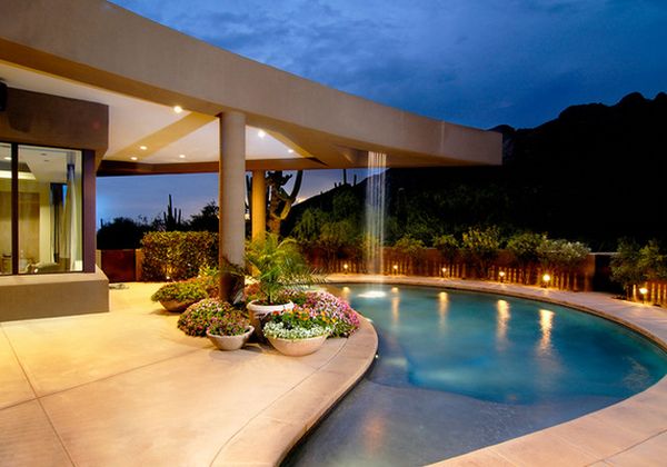 Thiết kế nước đổ cho ngôi nhà vẻ đẹp tinh tế - Trang trí - Ý tưởng - Thiết kế - Xu hướng - Ngoài trời