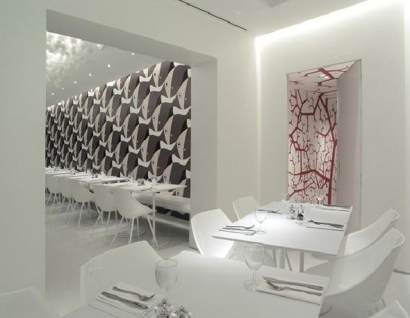 Nhà hàng Olivomare sang trọng với những con cá lượn lờ khắp tường - Nhà hàng - Olivomare - Pierluigi Piu - Trang trí - Ý tưởng - Nhà thiết kế - Nội thất - Thiết kế đẹp - Thiết kế thương mại - London
