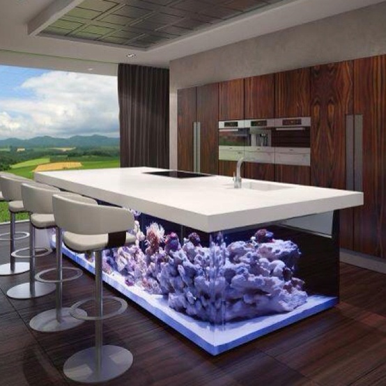 Beautiful Aquariums in Home Interiors - Aquarium - Decoration - Ideas - For Pet
