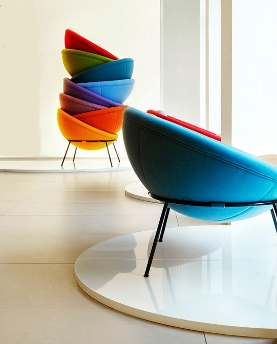 Chiếc ghế Bowl đầy màu sắc và thu hút - Thiết kế - Nội thất - Ghế