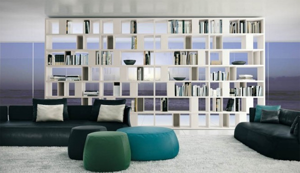 Những phòng khách đẹp & hiện đại với kệ sách - Trang trí - Ý tưởng - Nội thất - Phòng khách - Thiết kế đẹp - Kệ sách