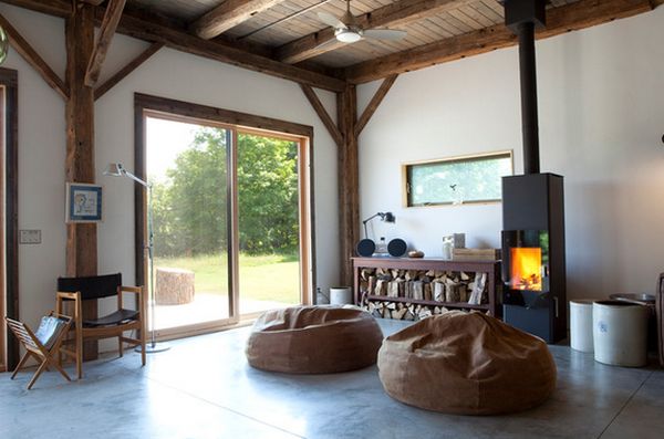 Lò đốt gỗ với kiểu dáng đẹp và linh hoạt - Ý tưởng - Nội thất - Thiết kế - Lò đốt gỗ - Công nghệ nhà ở