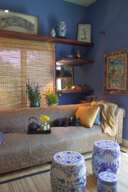 Bình yên trong phòng khách mang phong cách Á Đông - Thiết kế - Phòng khách - Trang trí - Xu hướng