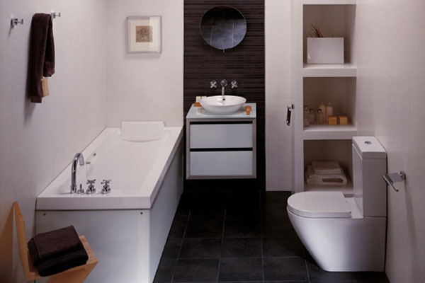 Glamourous Ideas for Small Bathroom Designs - Decoration - Interior Design - Design - Furniture - Ideas - Bathroom - Small Space