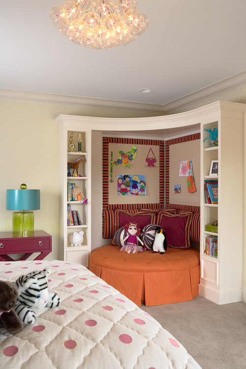 ห้องเด็กแสนน่ารัก สีสันสดใส เหมาะสำหรับลูกสาว - ห้องเด็ก - แบบห้องเด็กสีสดใส - ห้องนอนเด็กผู้หญิง - ตกแต่งบ้าน