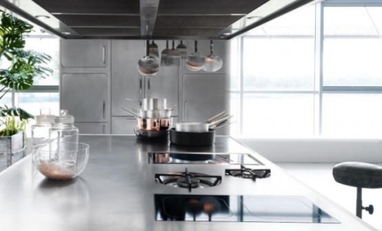 Làm đầu bếp chuyên nghiệp với nhà bếp từ inox - Trang trí - Kiến trúc - Ý tưởng - Nội thất - Thiết kế - Nhà bếp - Bếp - Inox - Alberto Torsello