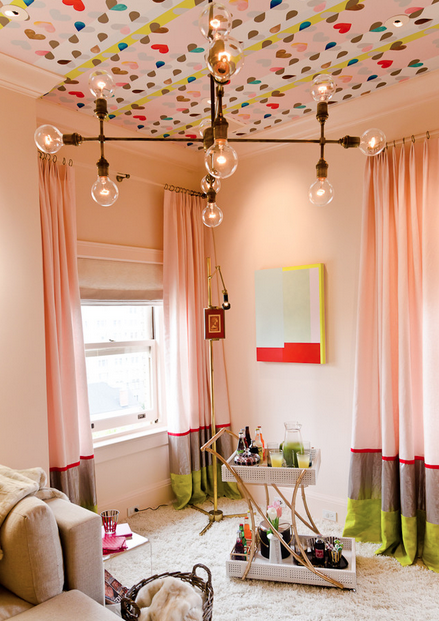 Eye-catching Looks in Colourful Painted Ceiling Designs - Ceiling - Design - Ideas