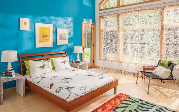Phòng ngủ đẹp mang sắc màu xanh blue - Thiết kế - Phòng ngủ