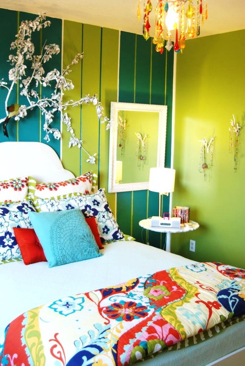เปรี้ยว...แบบห้องนอนสีเขียวมะนาว จี๊ดจ๊าดสะใจ!! - ของแต่งบ้าน - ตกแต่งบ้าน - เฟอร์นิเจอร์ - การออกแบบ - ห้องนอน - ห้องนอนสีเขียวมะนาว - แต่งห้องนอน