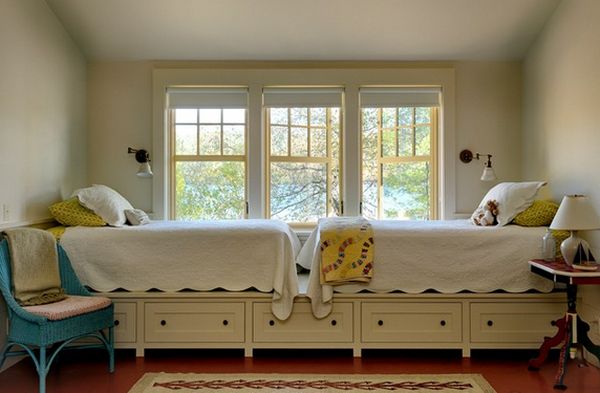 Giường ngủ với ngăn chứa đồ tiện lợi giúp tiết kiệm không gian - Trang trí - Ý tưởng - Nội thất - Thiết kế - Phòng ngủ - Giường