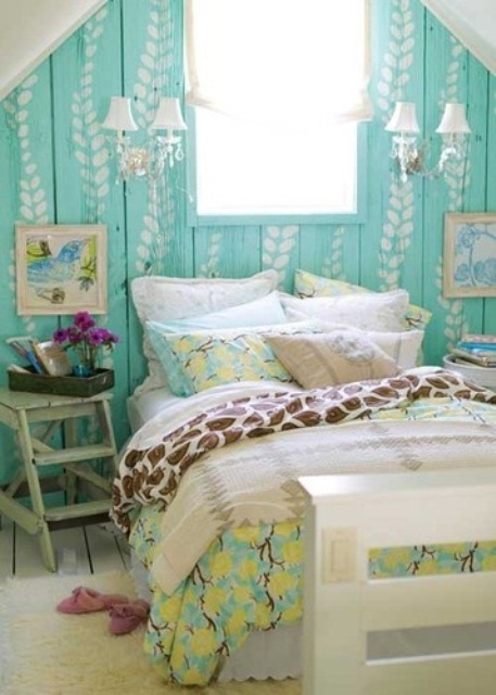 Cảm nhận sự bình yên với phòng ngủ màu xanh biển và xanh turquoise - Thiết kế - Phòng ngủ - Trang trí