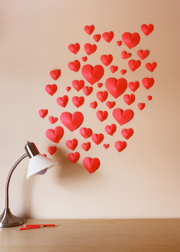 Đồ trang trí thủ công hình trái tim - Đồ trang trí - Ý tưởng - Lễ tình nhân