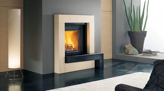 For a Warm Living Room with Special Design of Fire Place - Fire Place