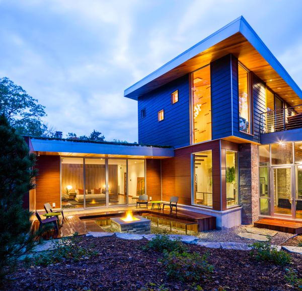 Ngôi nhà kết hợp hai phong cách mộc mạc và hiện đại - Nhà đẹp - Thiết kế - Ngôi nhà mơ ước