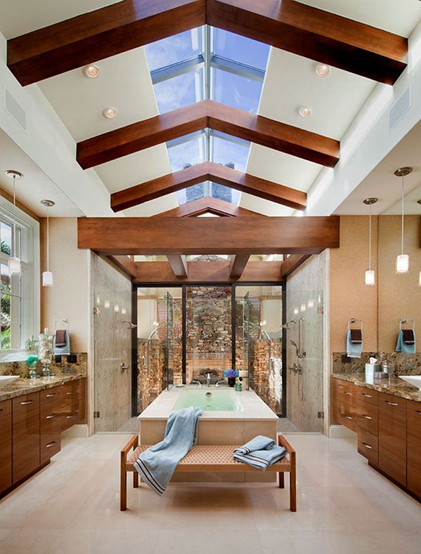 Thư giãn tuyệt đối với các phòng tắm giống như spa - Trang trí - Ý tưởng - Nội thất - Thiết kế - Kiến trúc - Xu hướng - Phòng tắm - Spa tại nhà