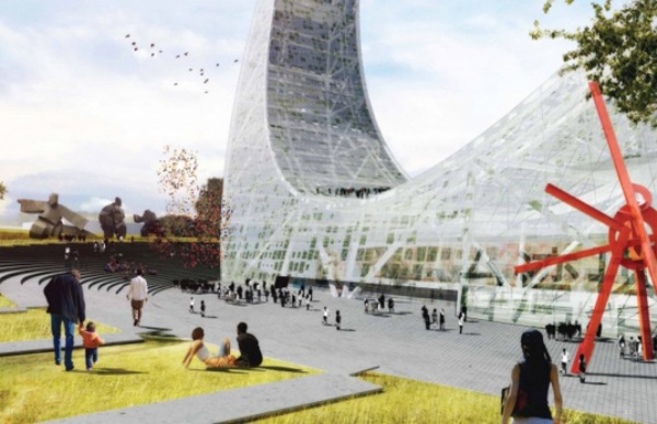 Amazing Circular Tower at Taichung City - Design Public