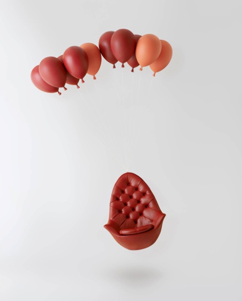 Cảm giác bay cùng ghế Balloon Chair - Thiết kế - Nội thất - Ghế