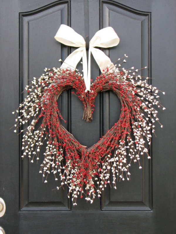 Vòng hoa handmade dễ thương dành cho ngày lễ tình nhân - Đồ trang trí - Vòng hoa - Lễ tình nhân