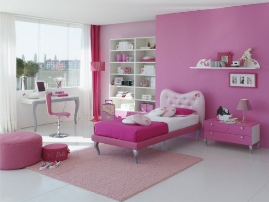Lovely Pink Girls Room Inspirations