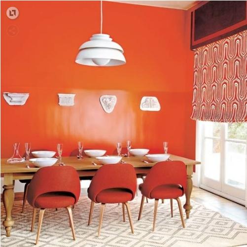 Những sắc màu rực rỡ tạo nên phong cách cho phòng ăn - Trang trí - Ý tưởng - Nội thất - Thiết kế đẹp - Phòng ăn - Màu sắc