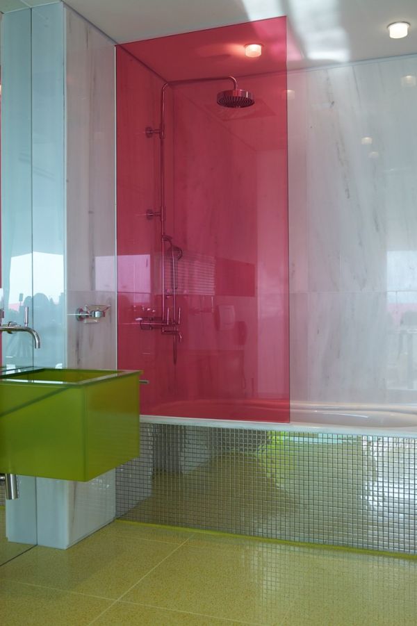 Điểm tô sắc màu cho khu vực nhà tắm nổi bật - Ý tưởng - Trang trí - Phòng tắm