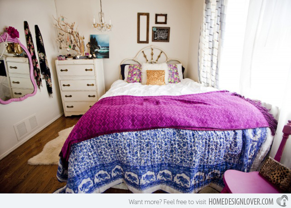 15 Fun Bohemian Style Bedroom Designs - ห้องนอน - แต่งห้องนอน - สไตล์โบฮีเมียน - ห้องนอนสวย - ไอเดียแต่งห้องนอน