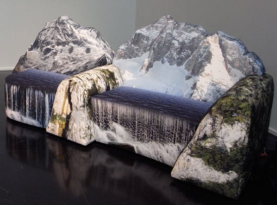Mountain Couch Takes You Into The Hills