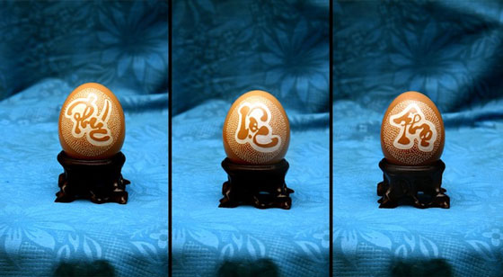 Mê hoặc với đèn làm từ vỏ trứng có khắc hình ảnh tuyệt đẹp - Thiết kế - Đèn - Công nghệ cho nhà ở