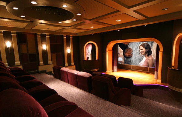 Rạp hát tại nhà mang phong cách đương đại